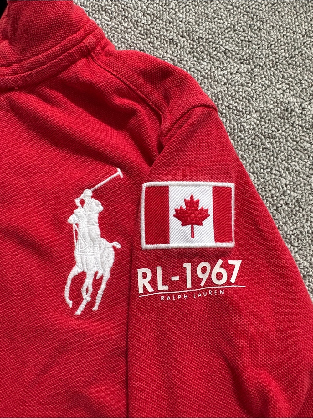 POLO Ralph Lauren (Rare Limited Edition) TEAM CANADA Kids Zip-Front Jacket 5 - Picture 3 of 5